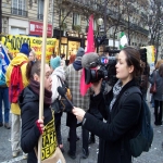 Manifestation de chmeurs et prcaires  Paris le 6 dcembre 2003 photo n17 
